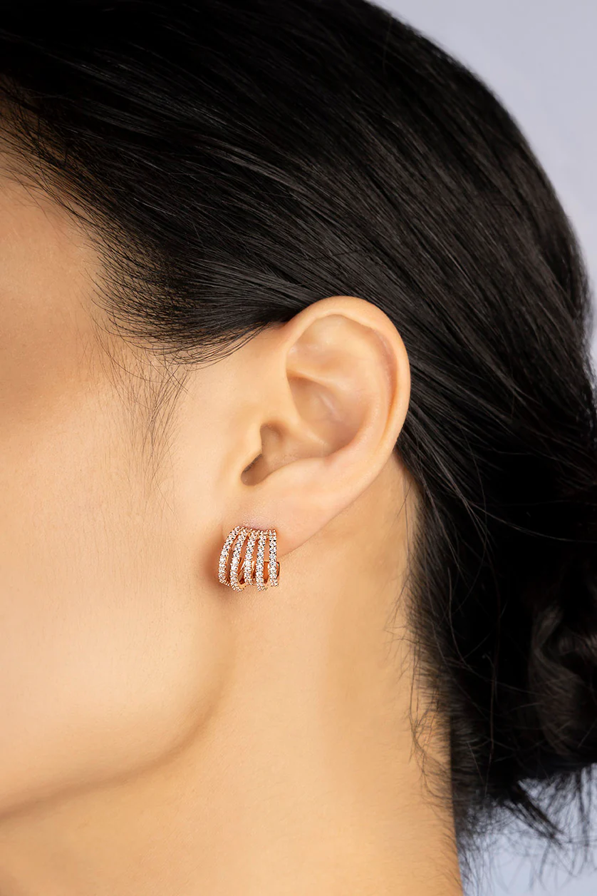 Five-hoop Earrings - Image 2