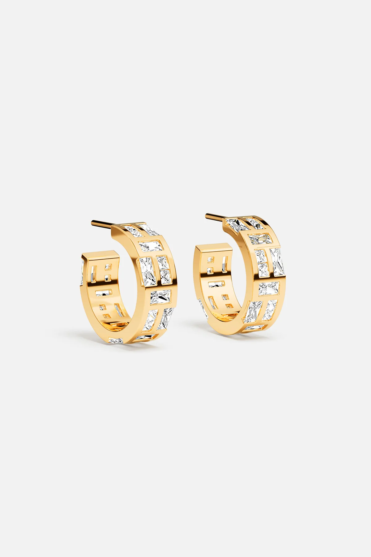 Ice Hoop Earrings - Image 3