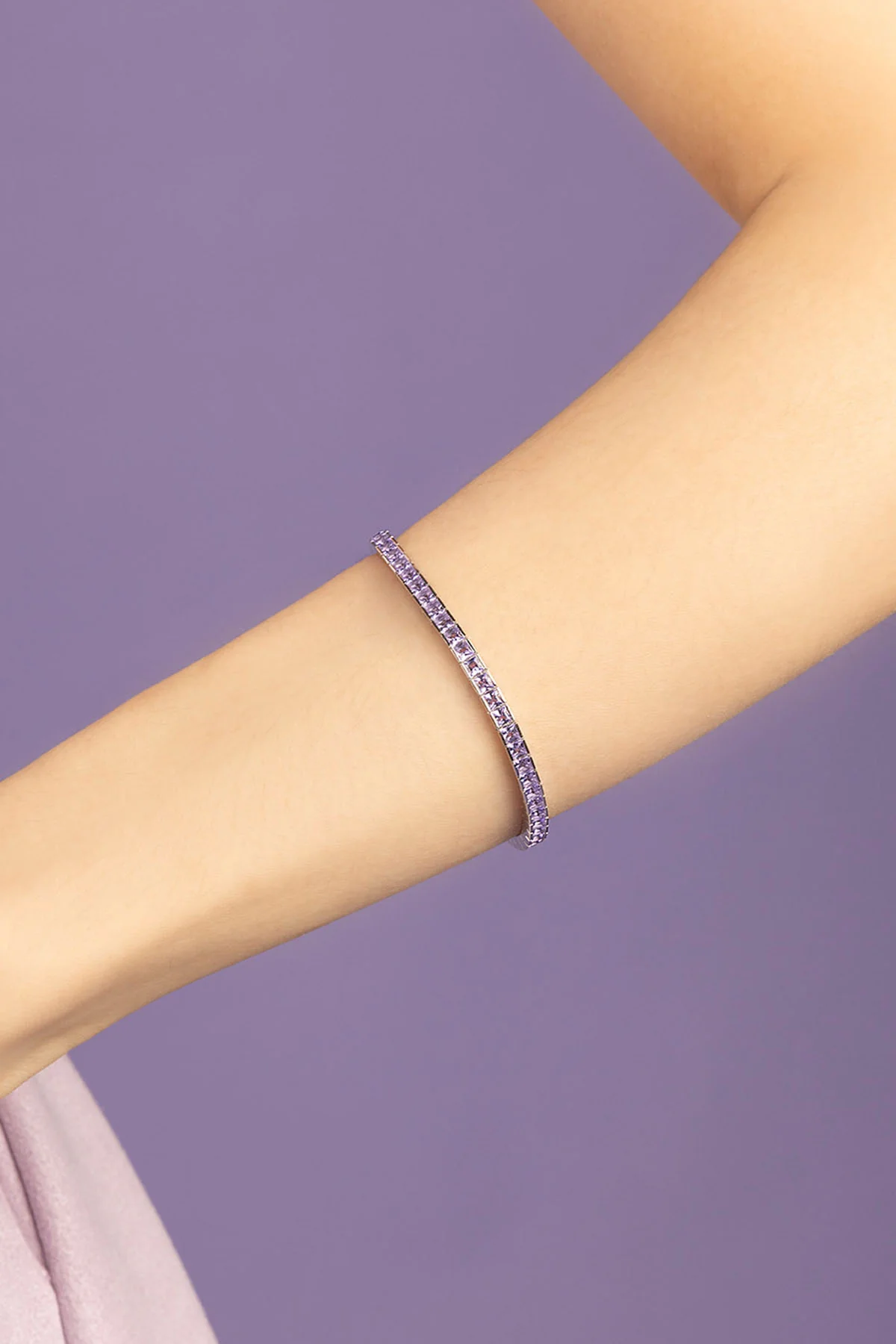 Lilac Lumière Pavé Bracelet - Image 2