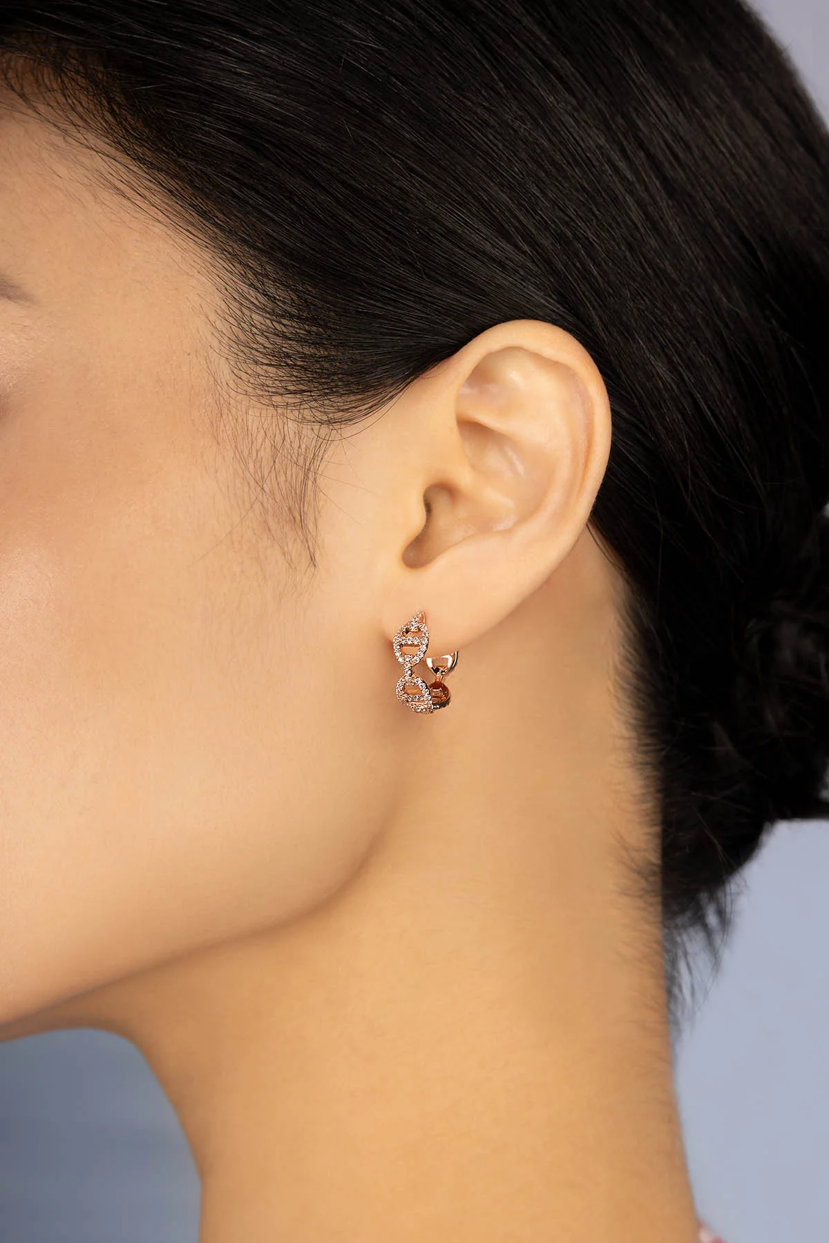 Maille Marine Hoop Earrings - Image 2